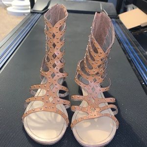 Studded Gladiator Sandals